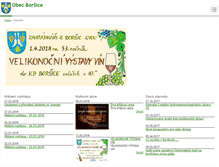 Tablet Screenshot of borsice.cz